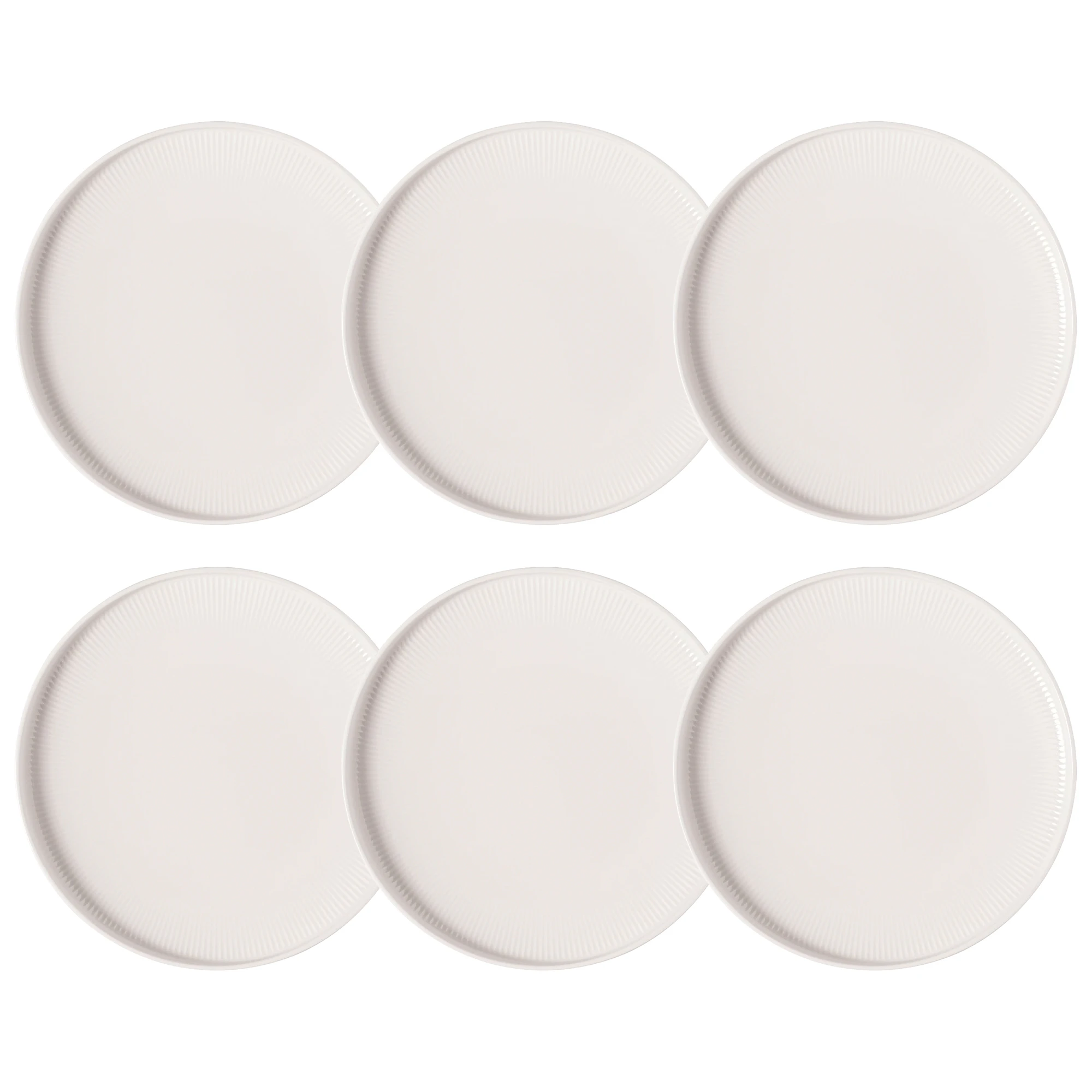 Villeroy & Boch Afina Tallrik 27 Cm 6-pack - Porslin Vit