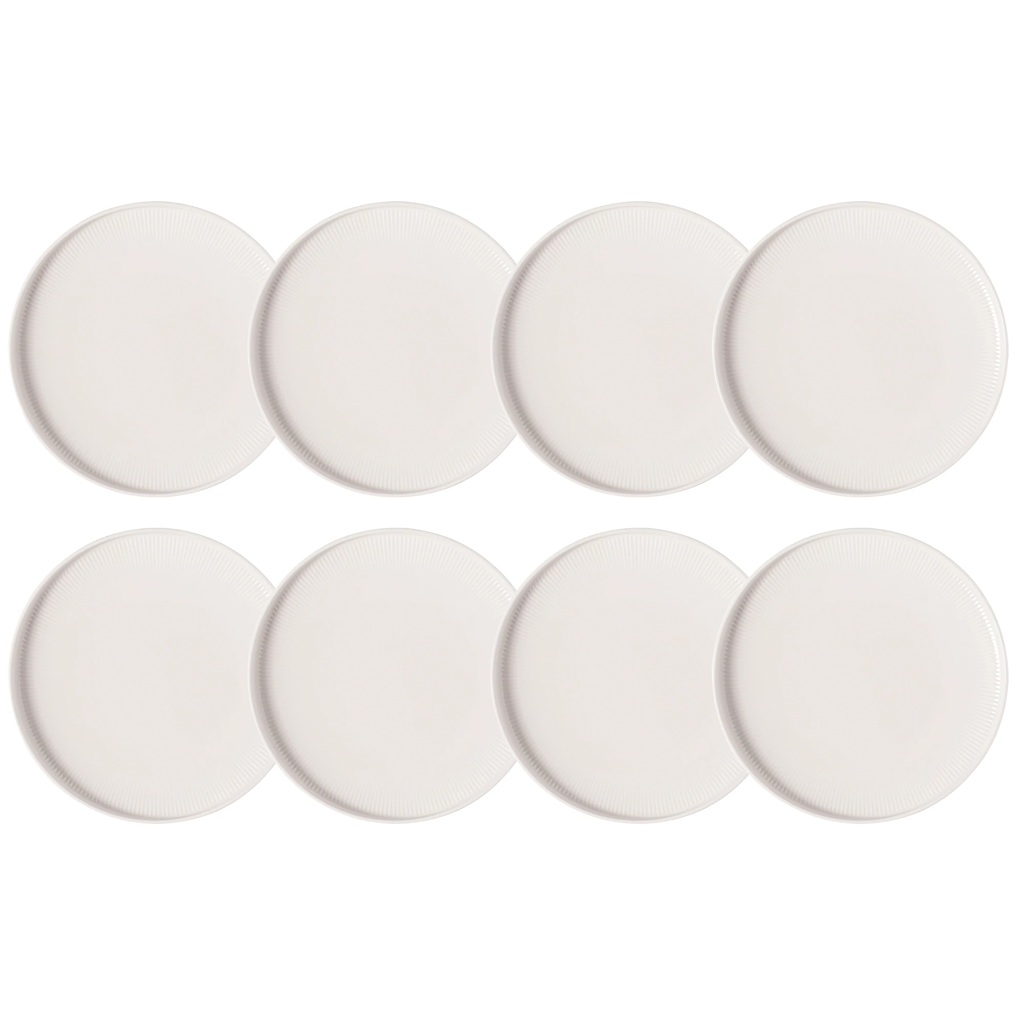 Villeroy & Boch Afina Tallrik 22 Cm 8-pack - Assietter Porslin Vit