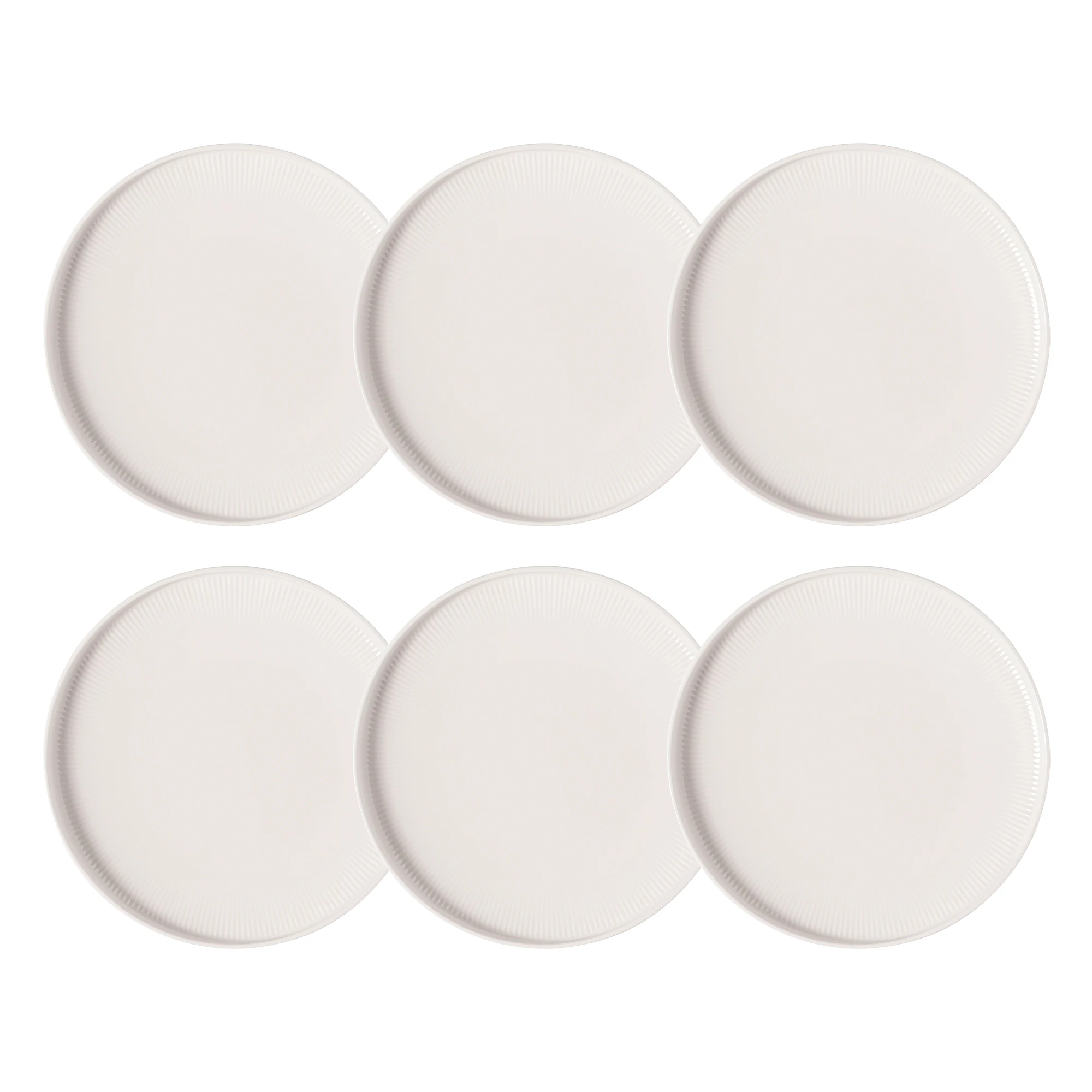 Villeroy & Boch Afina Tallrik 22 Cm 6-pack - Assietter Porslin Vit