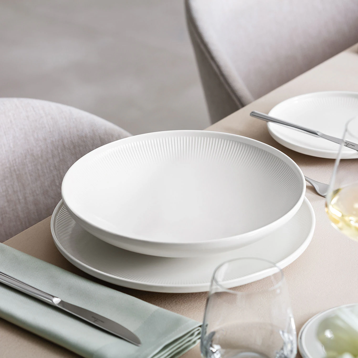 Villeroy & Boch Afina Sopptallrik, vit från Villeroy & Boch, bild 2