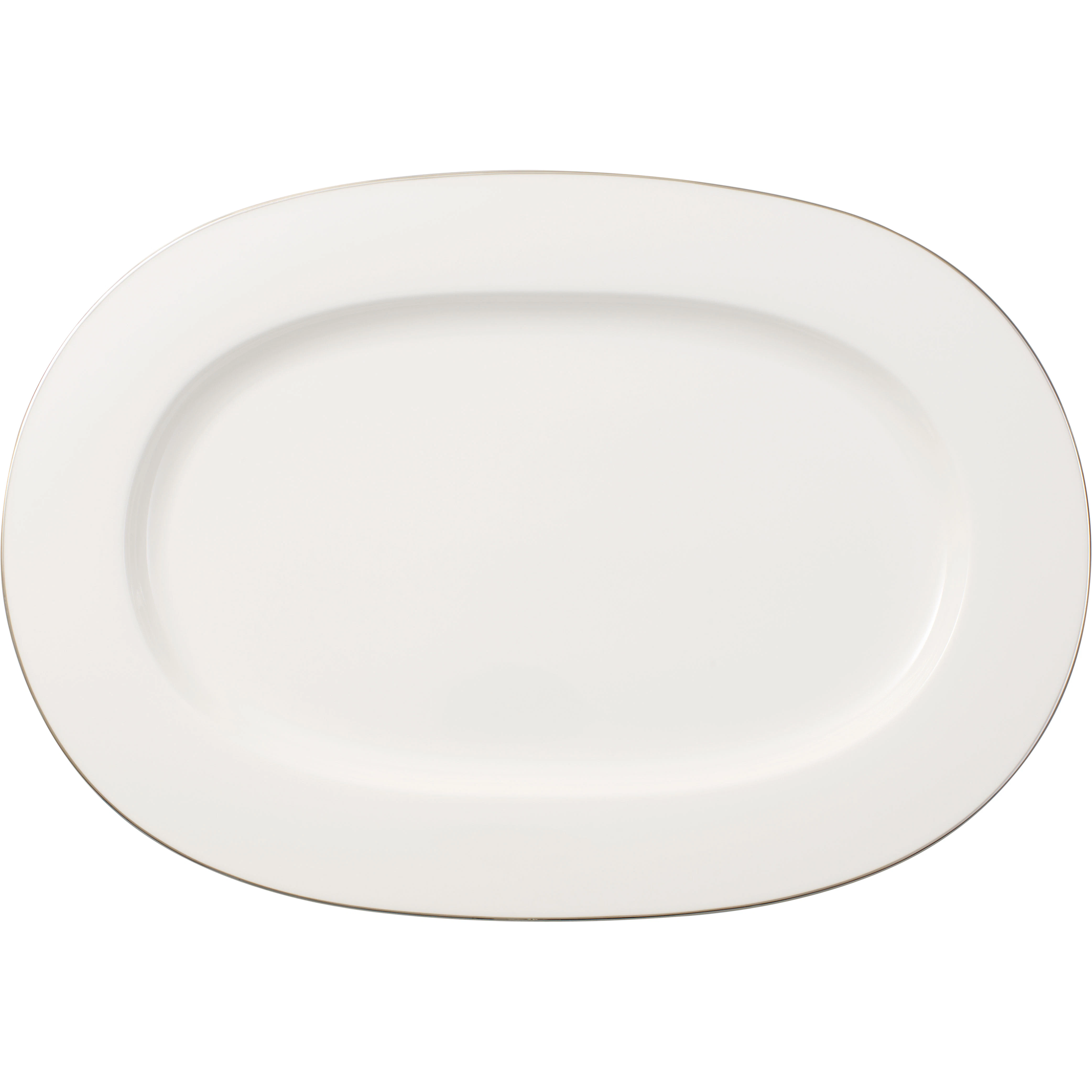 Villeroy & Boch Anmut Serveringsfat 41 Cm - Uppl&auml;ggningsfat Benporslin Vit
