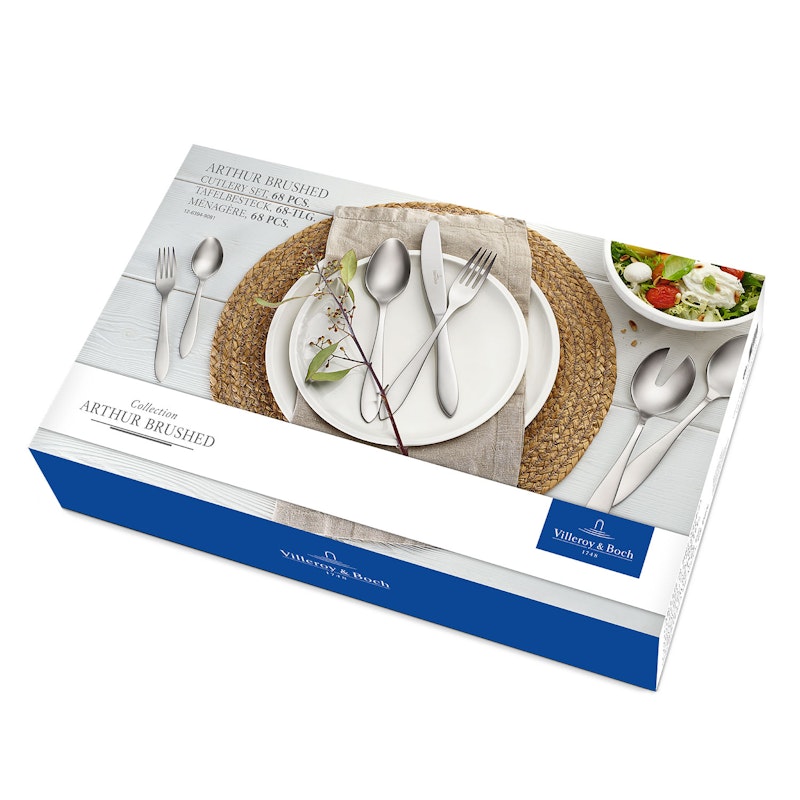 Arthur Brushed Bestickset 68 Delar