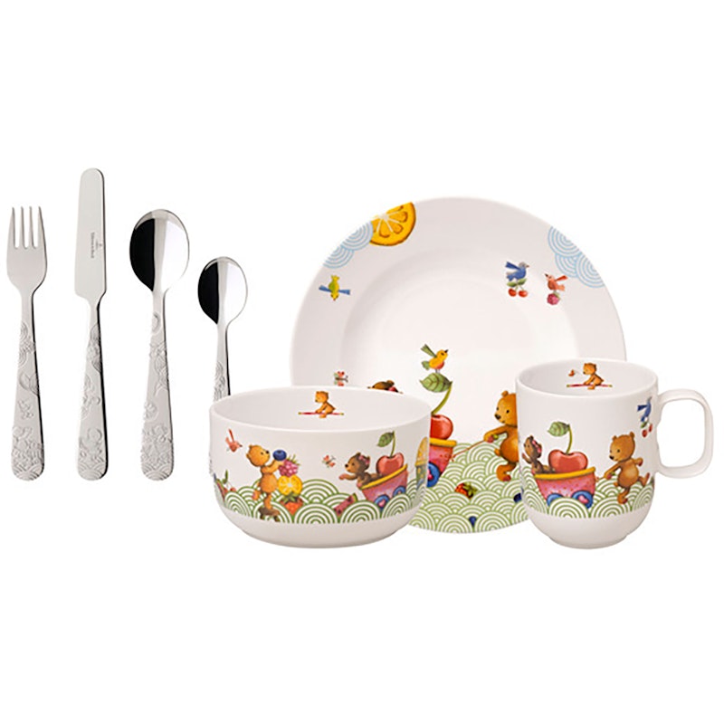 Barnservis 7 Delar, Hungry Bear