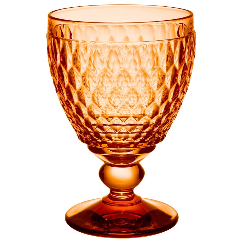Boston Coloured Rödvinsglas 20 cl, Aprikos