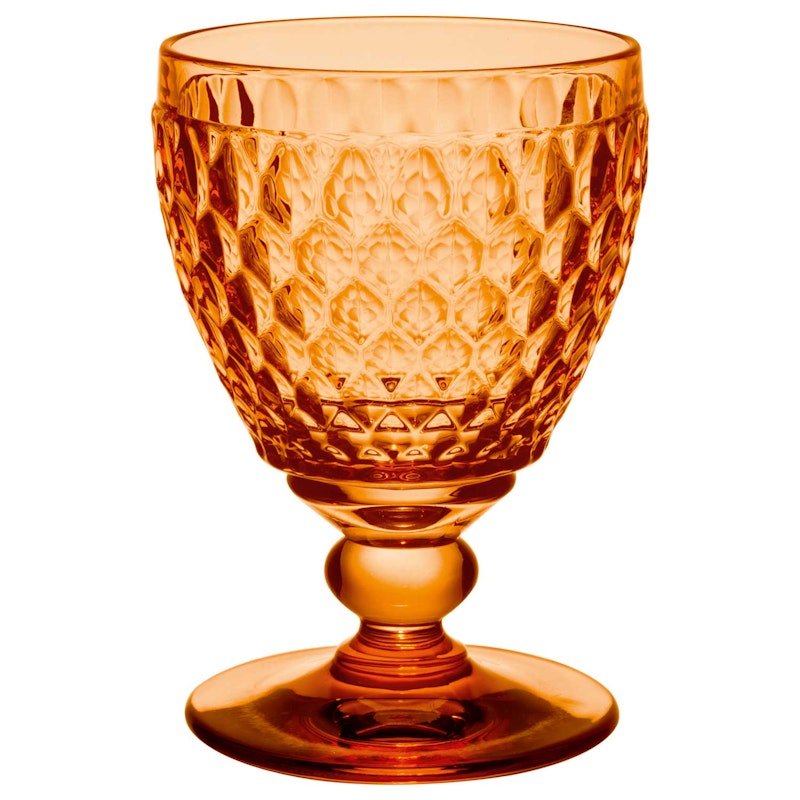 Boston Coloured Vitvinsglas 12 cl, Aprikos