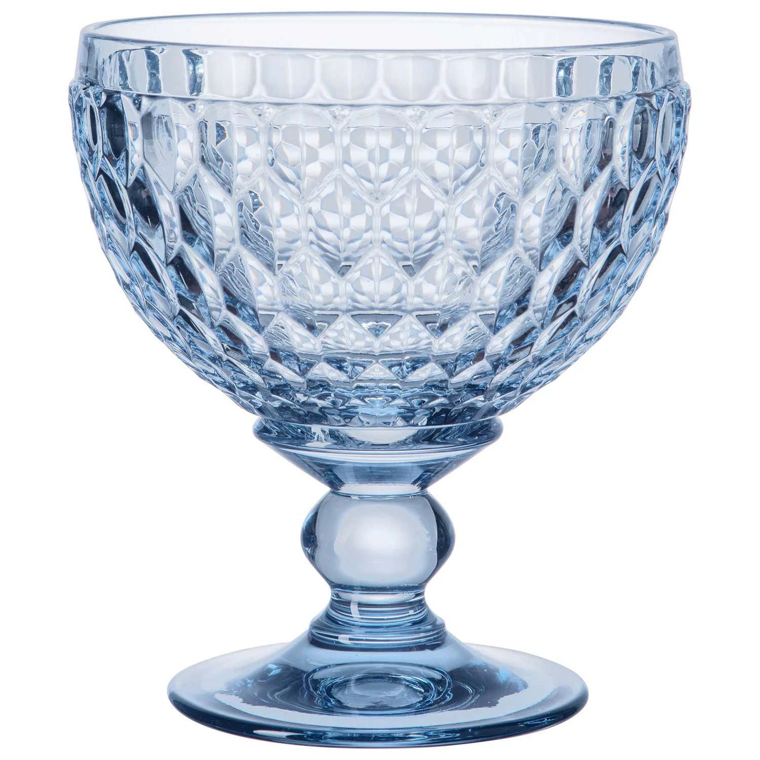 Villeroy & Boch Boston Dessertsk&aring;l Med Fot 25 Cl - Champagneglas Kristallglas Bl&aring;
