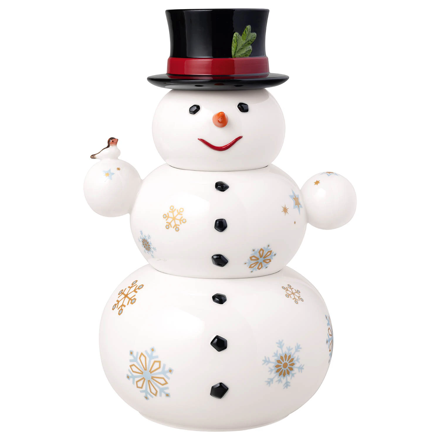 Villeroy & Boch Christmas Toys Memory Snowman Burk - F&ouml;rvaringsburkar & lock Porslin Vit