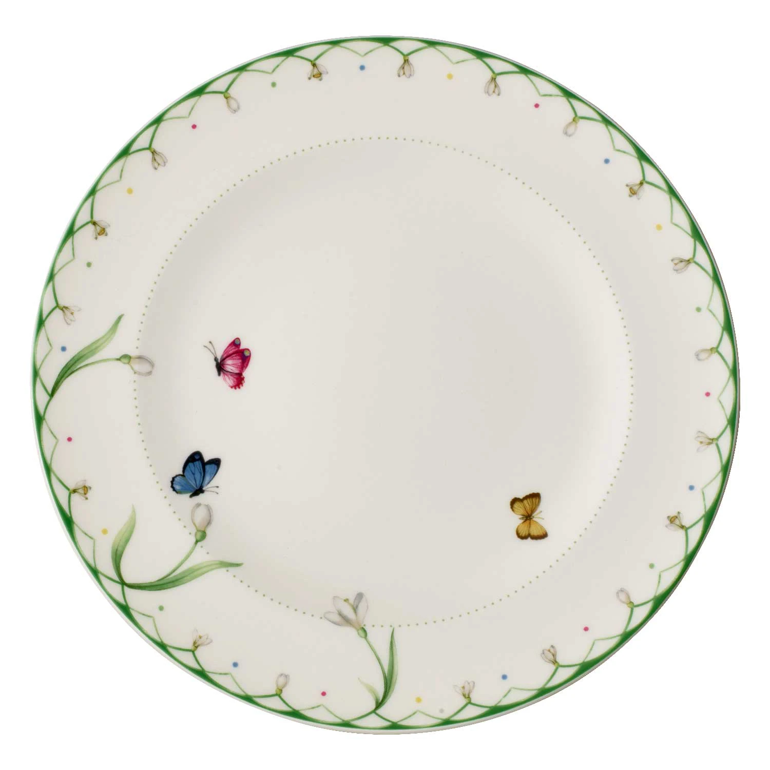 villeroy & boch colourful spring middagstallrik 27 cm - porslin vit
