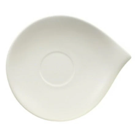 Villeroy & Boch Flow Fat Till Frukostkopp 21x18 Cm - Uppl&auml;ggningsfat Porslin Vit