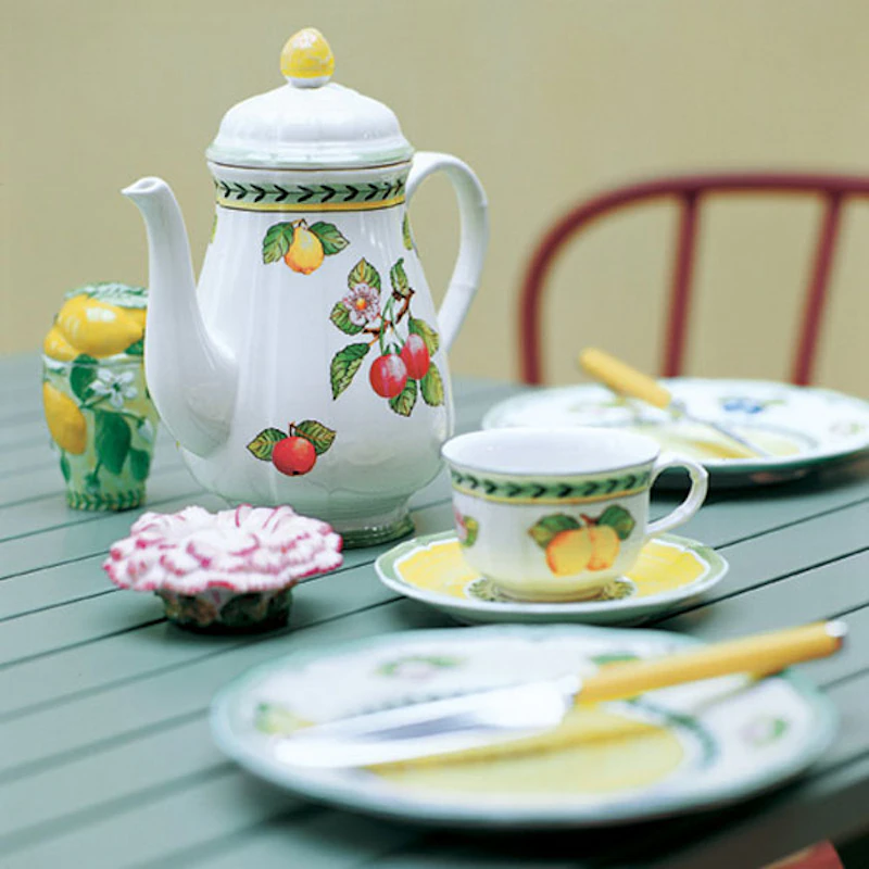 Villeroy & Boch French Garden Fleurence sockerskål, premium porslin, vit/flerfärgad : Villeroy & Boch