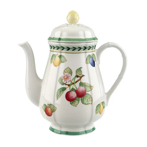Villeroy & Boch French Garden Fleurence Kaffekanna 6 Personer 1,25 L - Kaffekannor Porslin Vit
