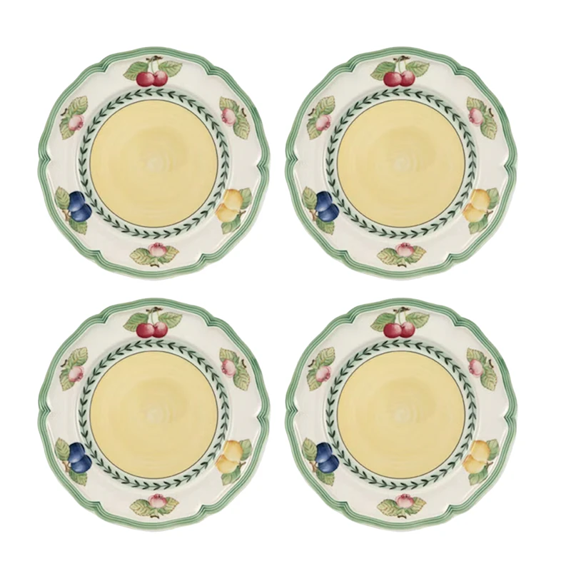 French Garden Fleurence Assiett 21 cm 4-pack