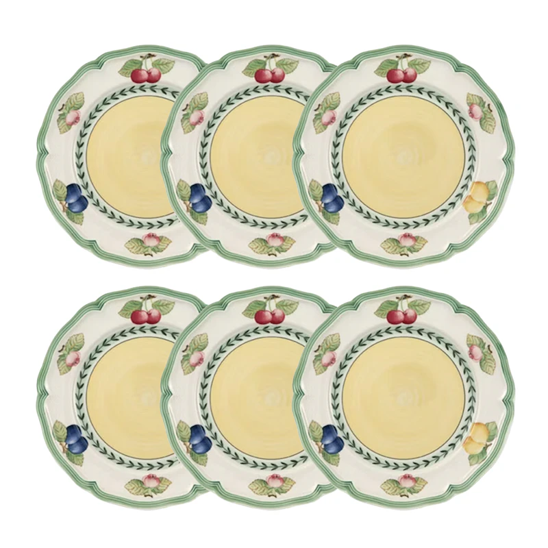 French Garden Fleurence Assiett 21 cm 6-pack