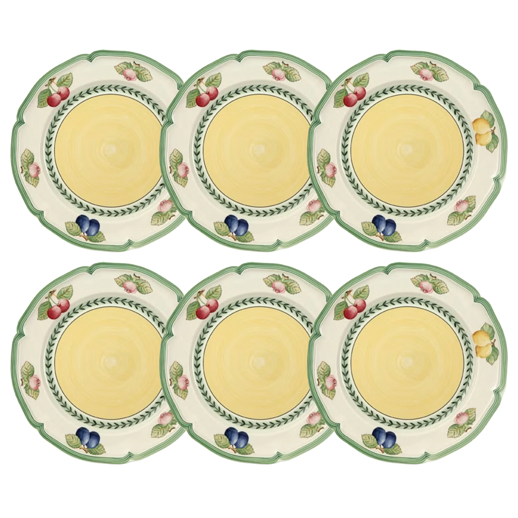 Villeroy & Boch French Garden Fleurence Tallrik 26 Cm 6-pack - Porslin Gr&ouml;n
