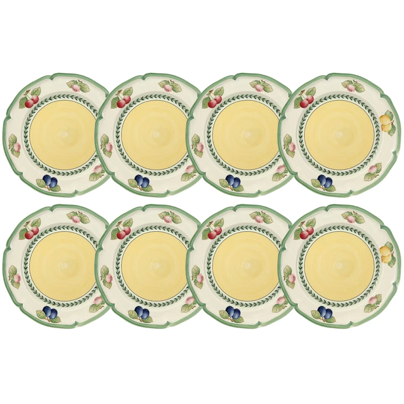 French Garden Fleurence Tallrik 26 cm 8-pack
