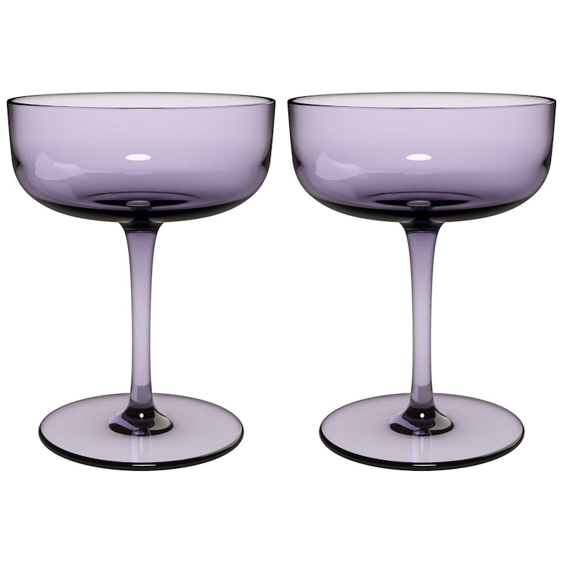 Like Champagneglas 2-pack, Lavendel