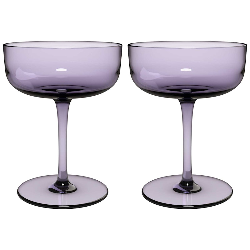 Like Champagneglas 2-pack, Lavendel