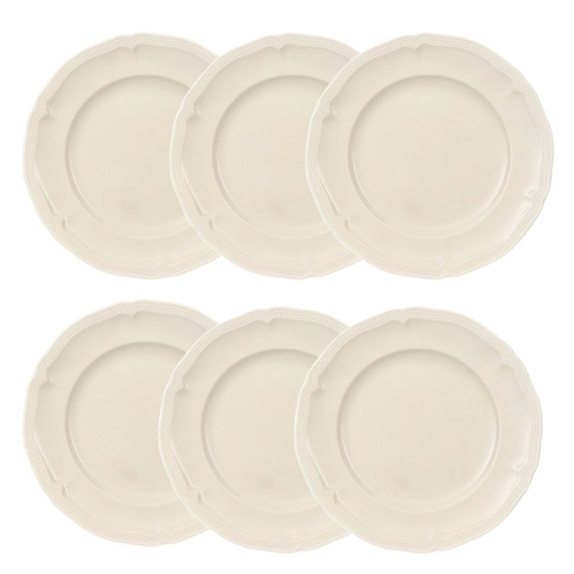 Villeroy & Boch Manoir Assiett 17 Cm 6-pack - Assietter Porslin Vit