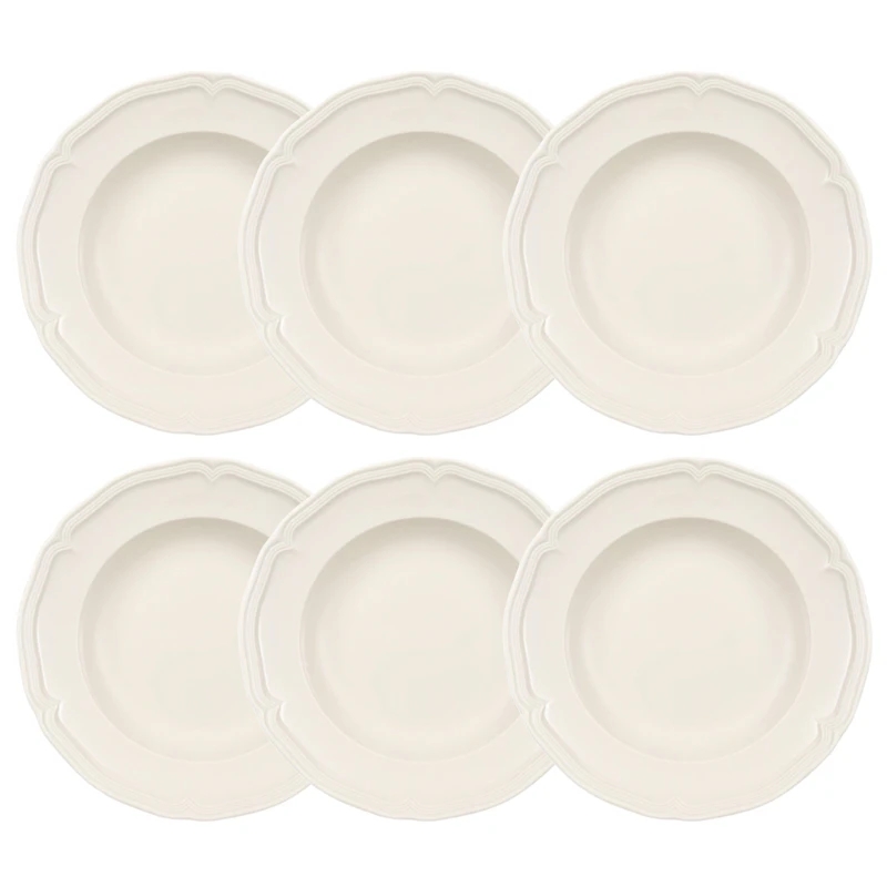 Manoir Djup Tallrik 23 cm 6-pack