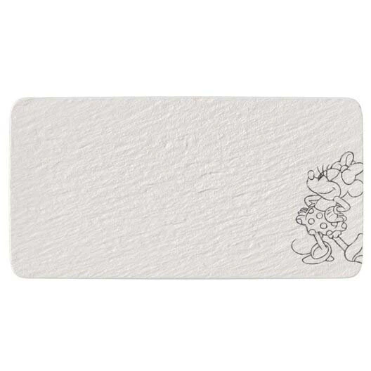 Villeroy & Boch Manufacture Rock Mickey Mouse Serveringsfat - Uppl&auml;ggningsfat Porslin Vit