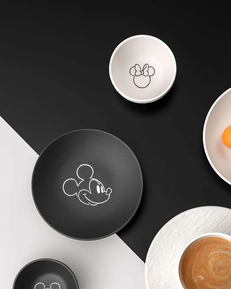 Villeroy & Boch Manufacture Rock Mickey Mouse Dessertskål, svart från Villeroy & Boch, bild 2