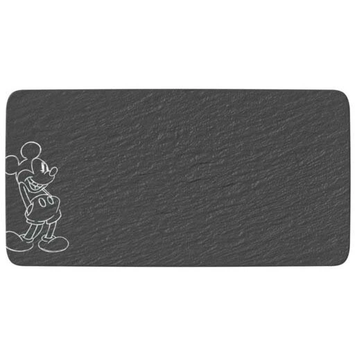 Villeroy & Boch Manufacture Rock Mickey Mouse Serveringsfat - Uppl&auml;ggningsfat Porslin Svart