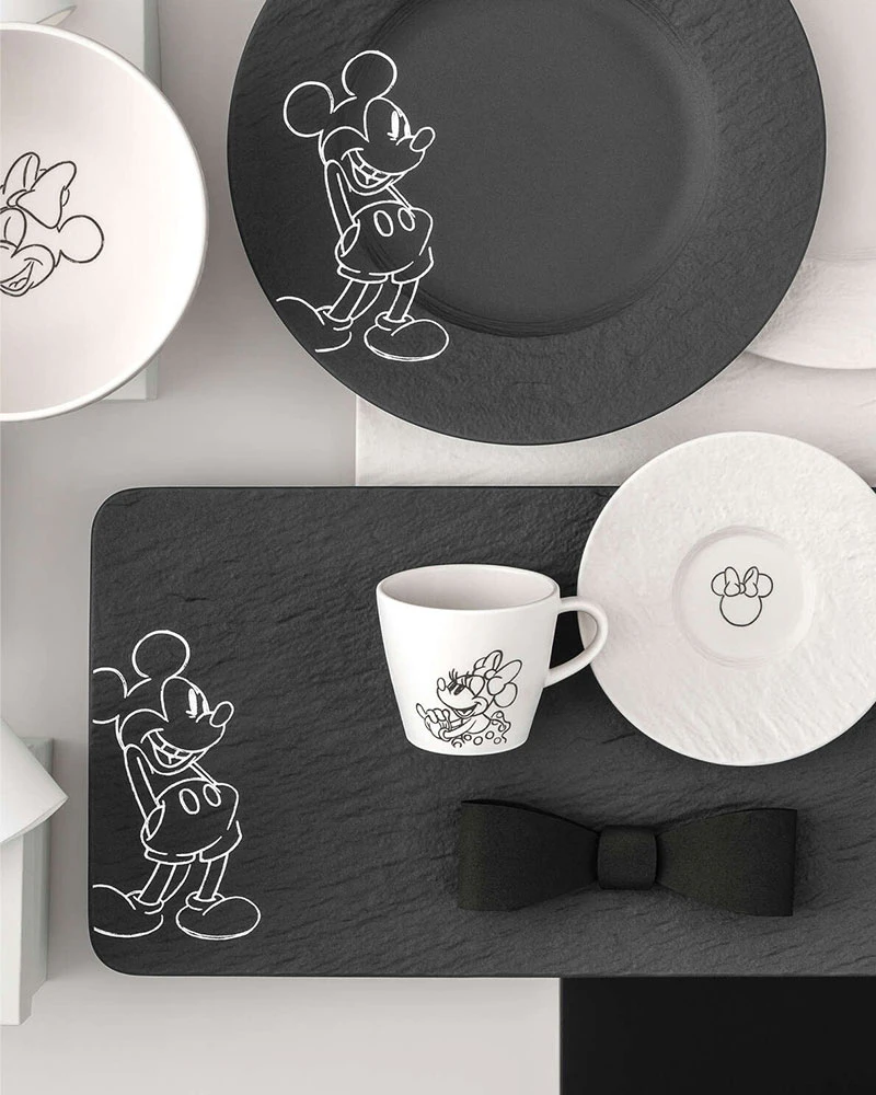 Villeroy & Boch Manufacture Rock Mickey Mouse Serveringsfat, svart från Villeroy & Boch, bild 2
