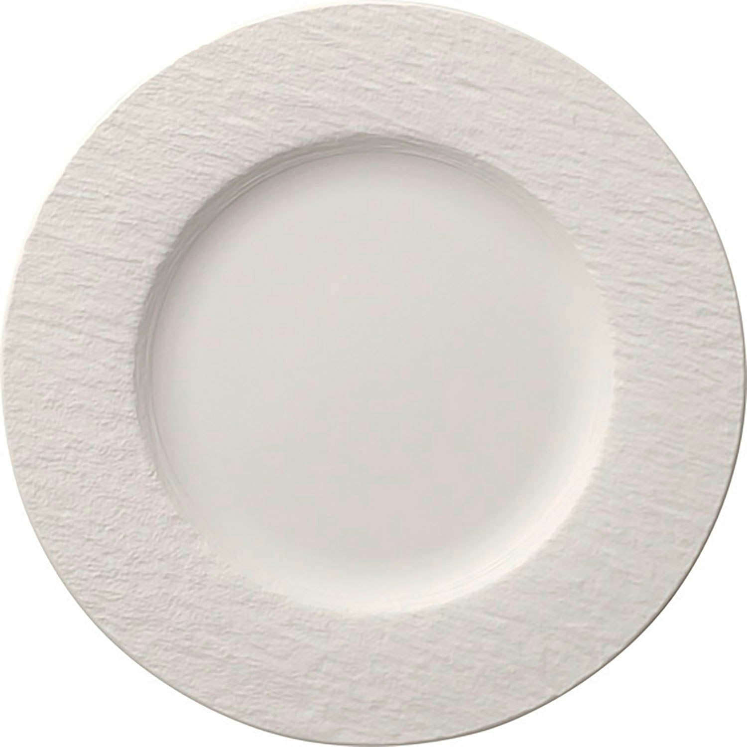 villeroy & boch manufacture rock blanc middagstallrik 27 cm - porslin vit
