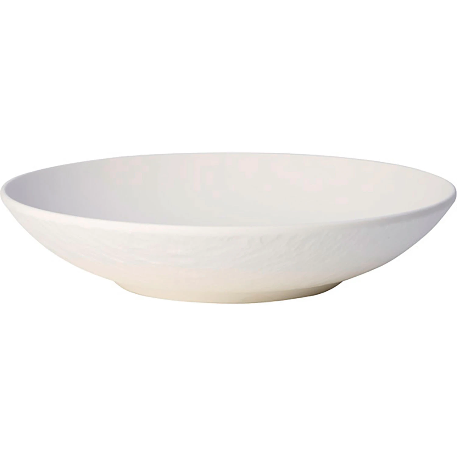 Villeroy & Boch Manufacture Rock Blanc Sk&aring;l 24 Cm - Serveringssk&aring;lar Porslin Vit