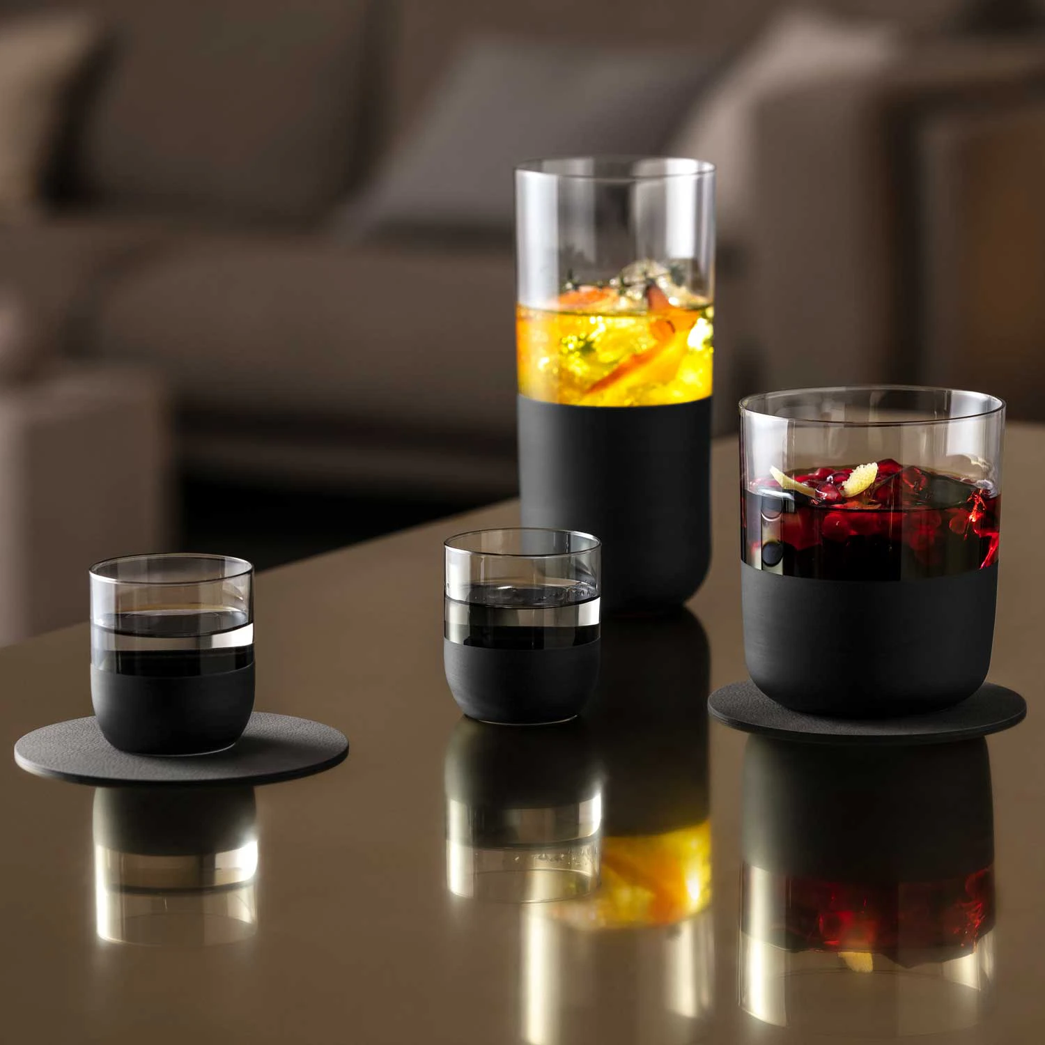 Villeroy & Boch Manufacture Rock Longdrinkglas 30 Cl 4-pack, svart från Villeroy & Boch, bild 3