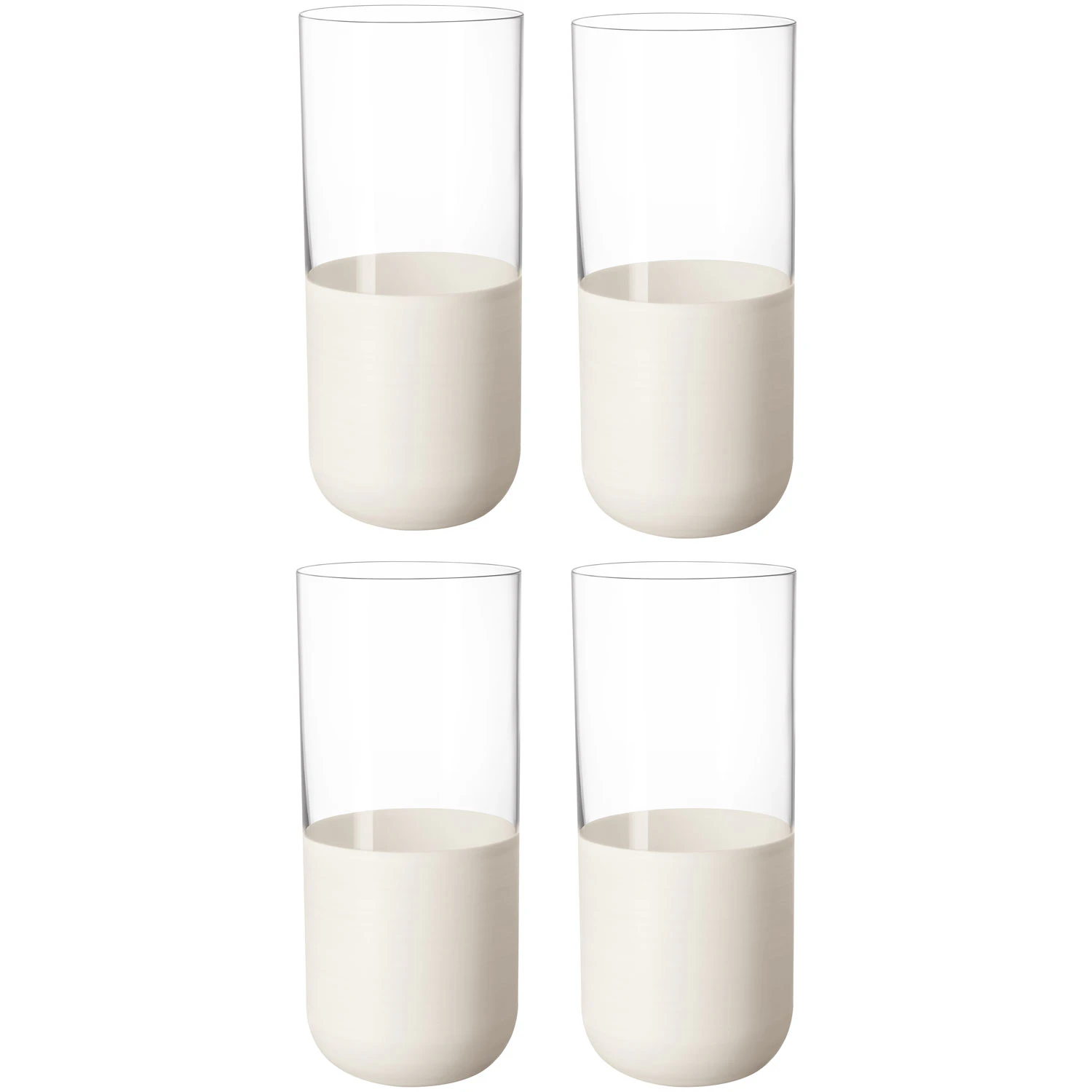 Villeroy & Boch Manufacture Rock Longdrinkglas 30 Cl 4-pack - Highballglas & Longdrinkglas Kristallglas Vit