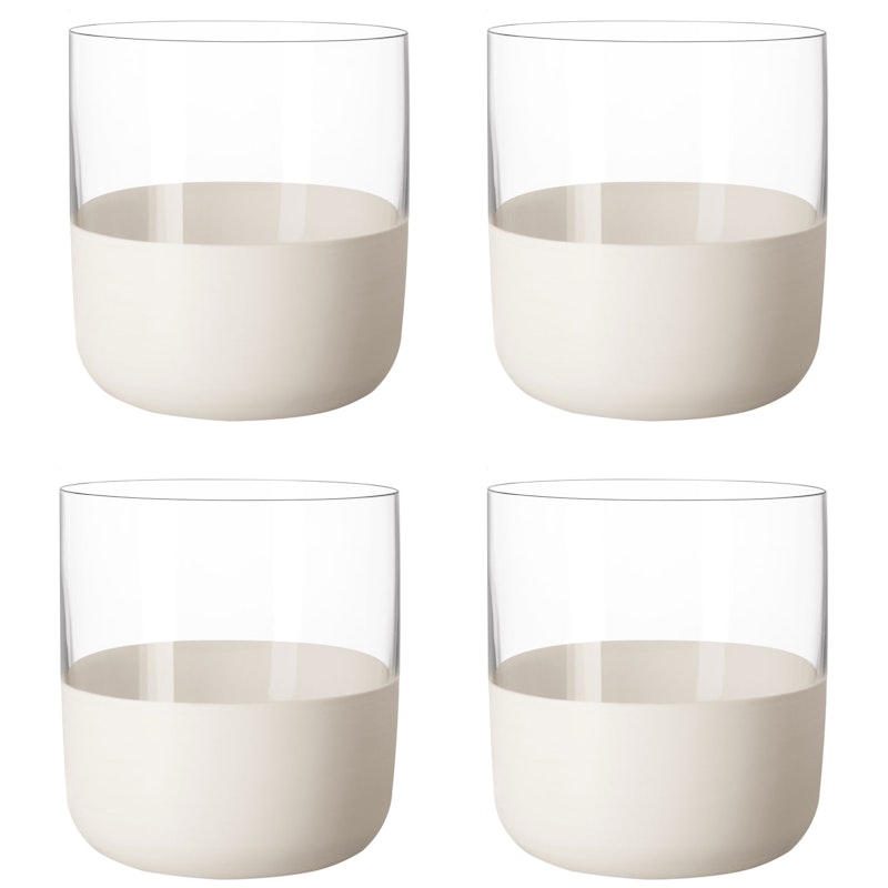 Manufacture Rock Shotglas 4 cl 4-pack, Vit