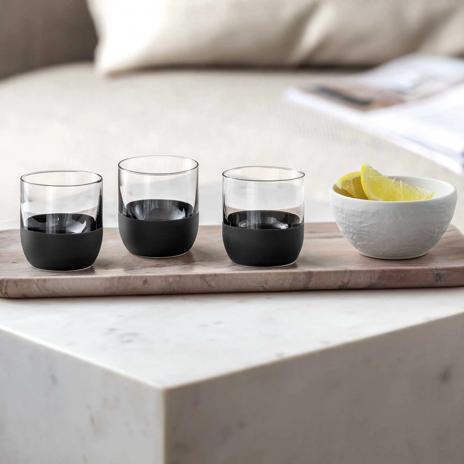 Villeroy & Boch Manufacture Rock Shotglas 4 Cl 4-pack, svart från Villeroy & Boch, bild 4