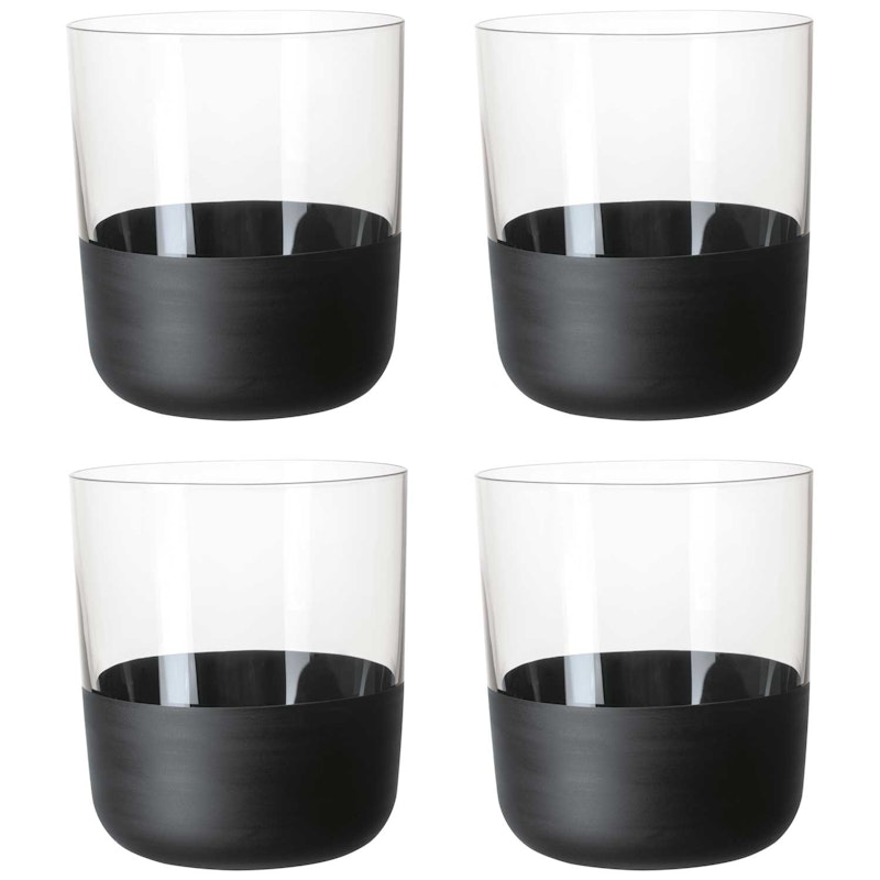 Manufacture Rock Tumblerglas 25 cl 4-pack, Svart
