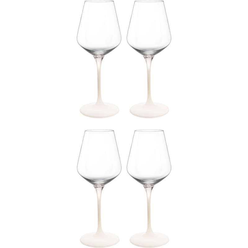 Manufacture Rock Vitvinsglas 38 cl 4-pack, Vit