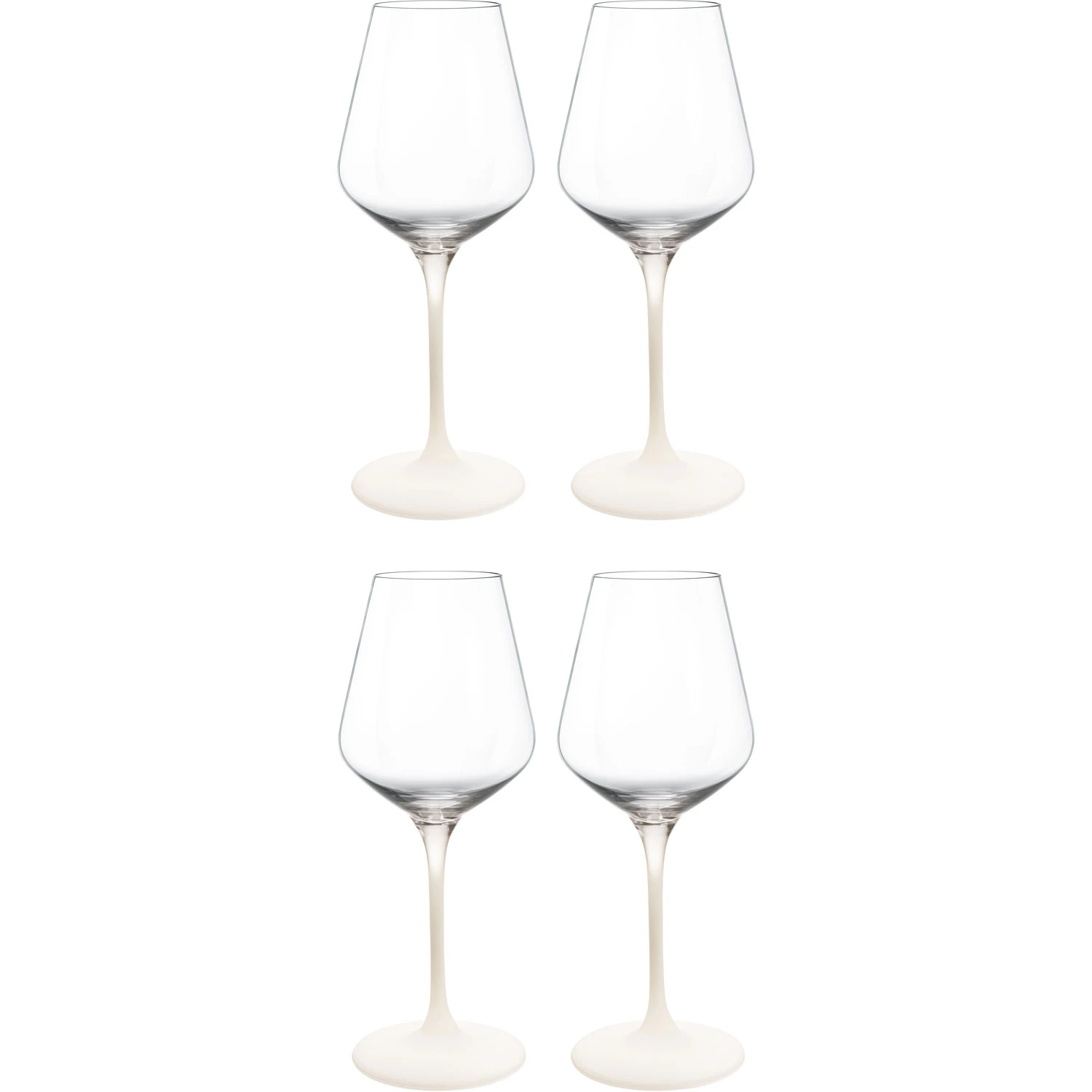 Villeroy & Boch Manufacture Rock vinsglas 38 Cl 4-pack - Vinglas Kristallglas Vit