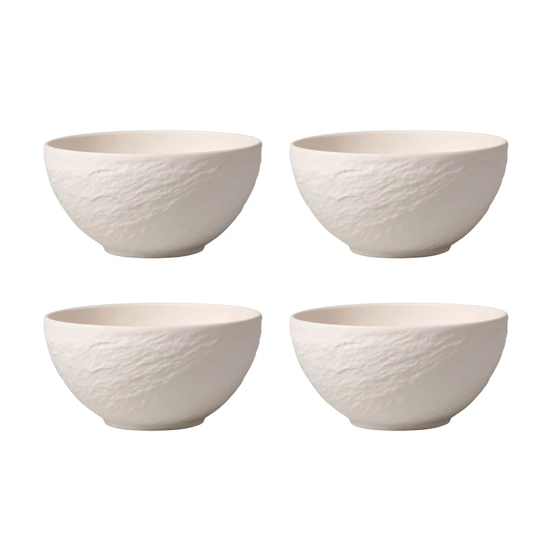Manufacture Rock Skål 14 cm 4-pack, Vit