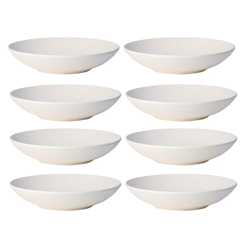 Manufacture Rock Skål 24 cm 8-pack, Vit