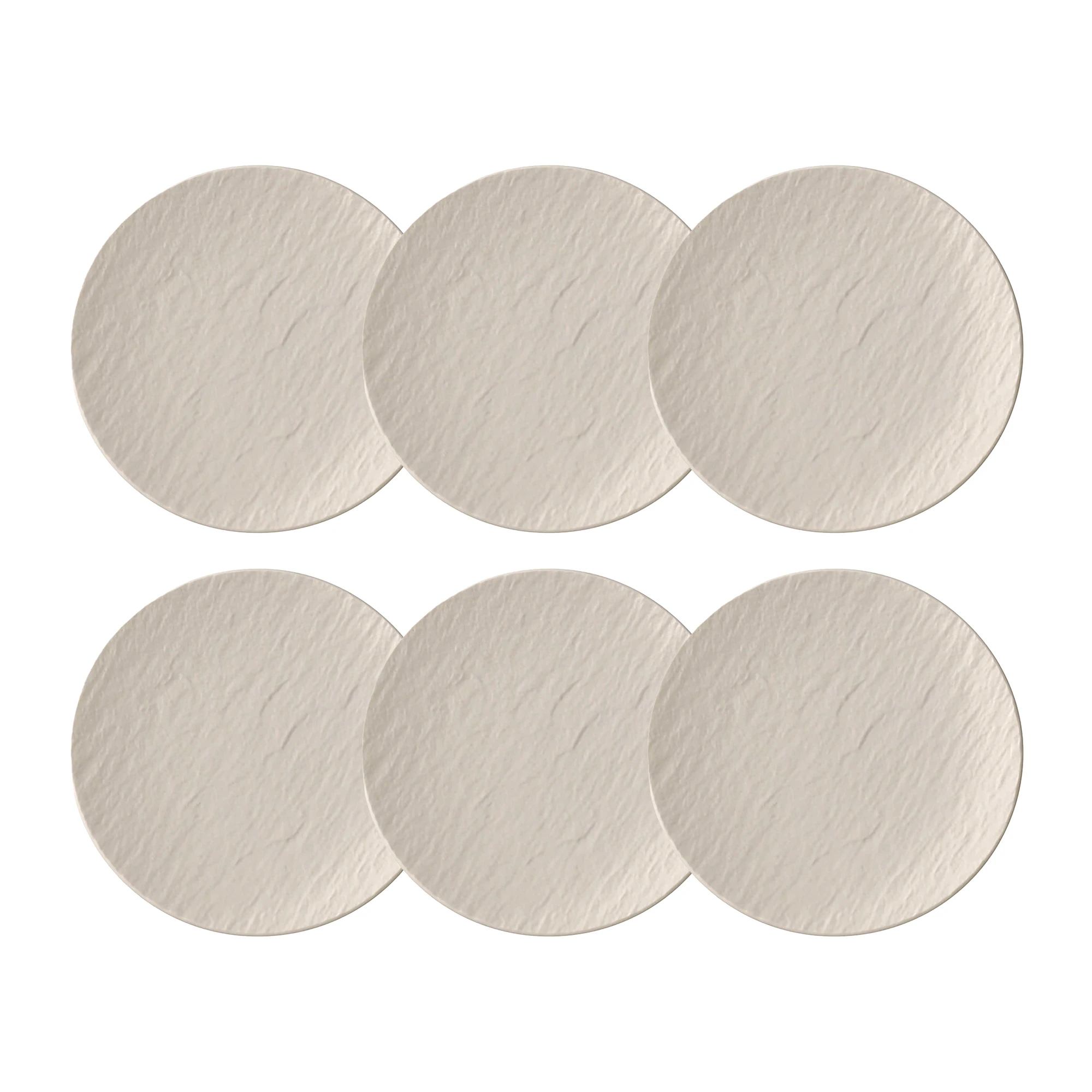 Villeroy & Boch Manufacture Rock Assiett 15,5 Cm 6-pack - Assietter Porslin Vit