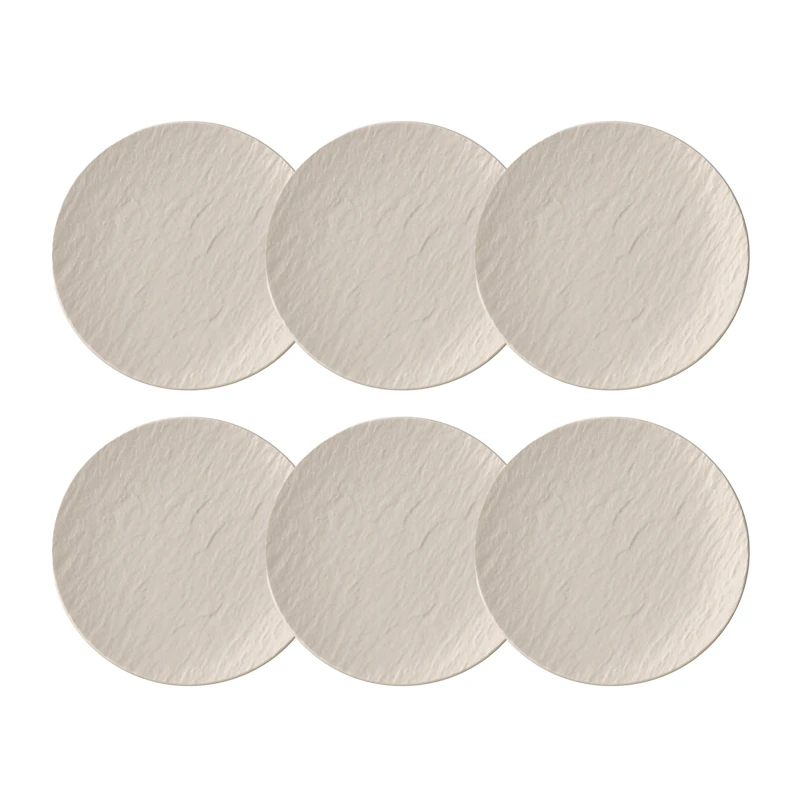 Manufacture Rock Assiett 15,5 cm 6-pack, Vit