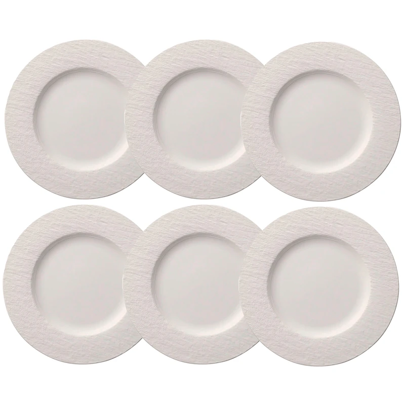 Manufacture Rock Tallrik 27 cm 6-pack, Vit