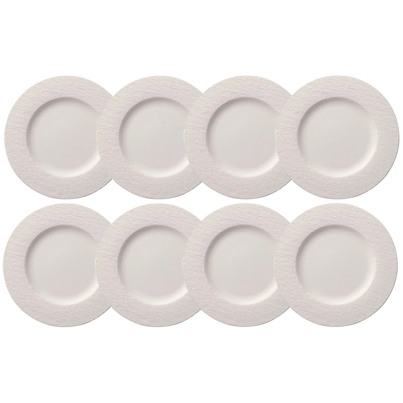 Manufacture Rock Tallrik 27 cm 8-pack, Vit