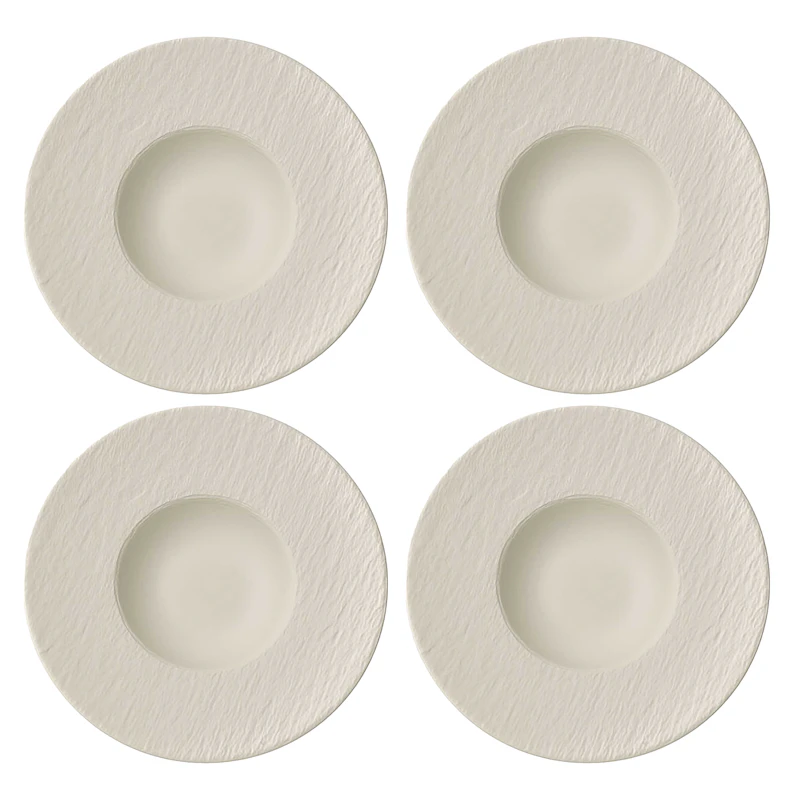 Manufacture Rock Tallrik 28 cm 4-pack, Vit