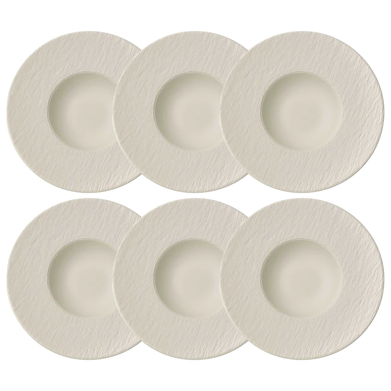 Manu.Rock.bla. Pasta plate 28cm 6-pack
