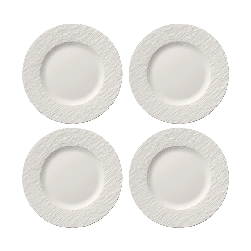 Manufacture Rock Tallrik 22 cm 4-pack, Vit
