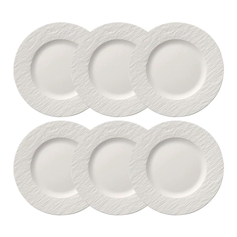 Manufacture Rock Tallrik 22 cm 6-pack, Vit