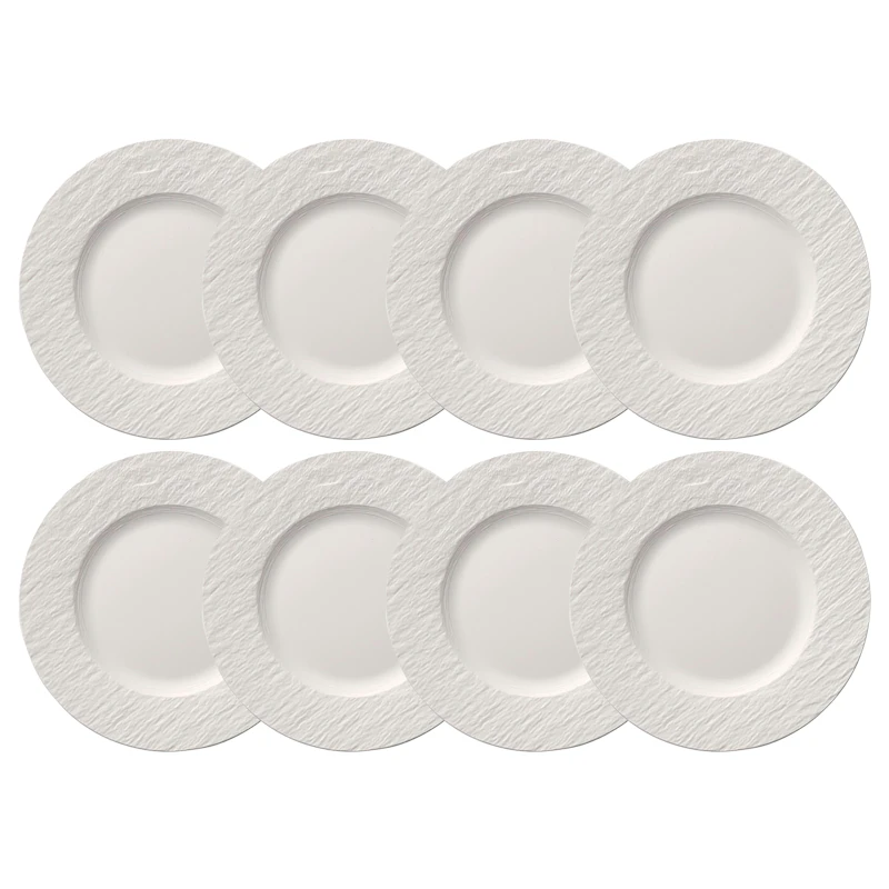 Manufacture Rock Tallrik 22 cm 8-pack, Vit