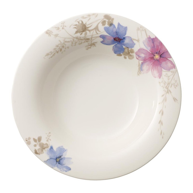 Mariefleur Grå Basic Djup Tallrik, 23 cm