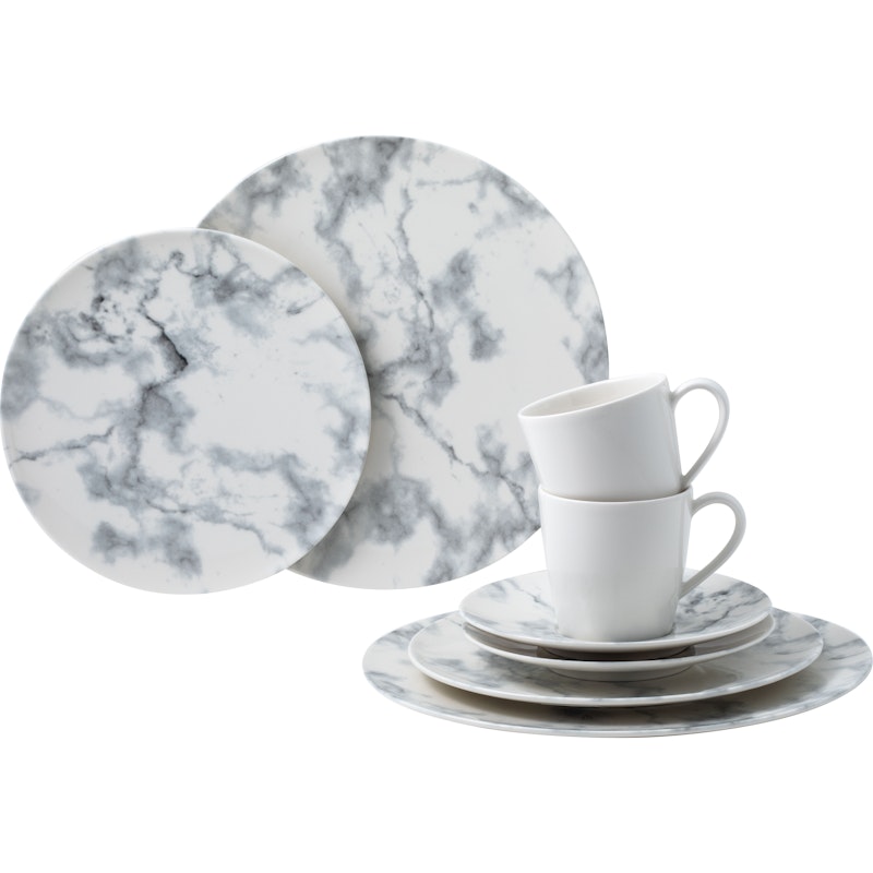 Marmory Servis 8 Delar, Vit