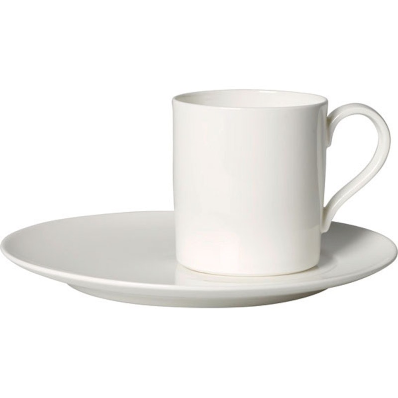 MetroChic Blanc Kaffekopp Med Fat